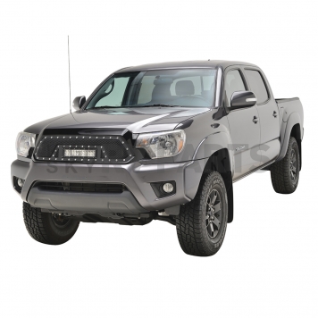Paramount Automotive Grille - Powder Coated Black Stainless Steel - 480855-2
