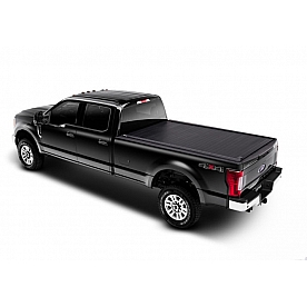Retrax Tonneau Cover Hard Manual Retractable Black Matte Aluminum - 80378