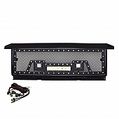 Paramount Automotive Grille - Powder Coated Black Stainless Steel - 480853