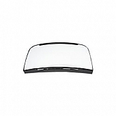 Velvac Exterior Mirror Independently Adjustable Trapezoid Silver - 715374