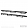 Westin Automotive Nerf Bar - Truck Wheel to Wheel Black Powder Coated With Polished Diamond Plate Step Pads On Drop Down Steps Steel Square - 565340252