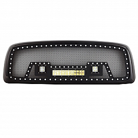 Paramount Automotive Grille - Gloss Black ABS Plastic - 480813