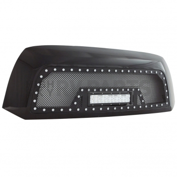 Paramount Automotive Grille - Gloss Black ABS Plastic - 480817-1