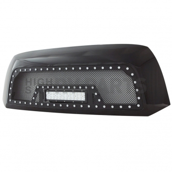 Paramount Automotive Grille - Gloss Black ABS Plastic - 480817-2