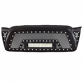Paramount Automotive Grille - Gloss Black ABS Plastic - 480819
