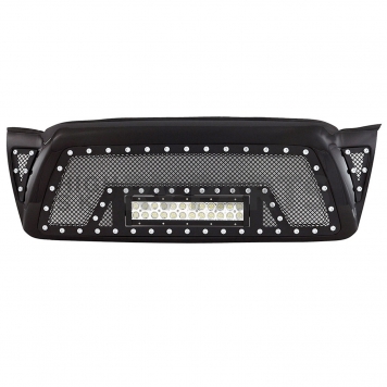 Paramount Automotive Grille - Gloss Black ABS Plastic - 480819