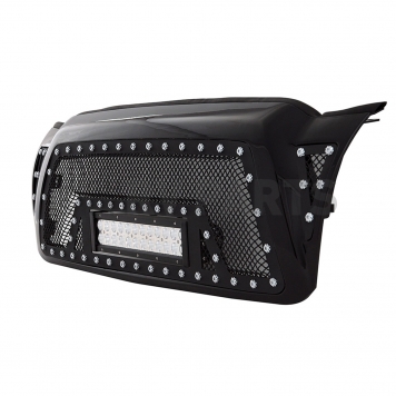 Paramount Automotive Grille - Gloss Black ABS Plastic - 480819-2
