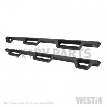 Westin Automotive Nerf Bar - Truck Wheel to Wheel Black Powder Coated Steel Square - 56534325-1