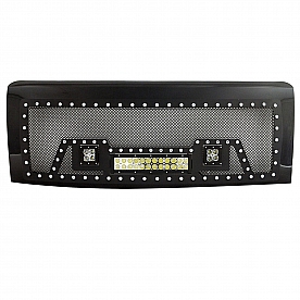 Paramount Automotive Grille - Gloss Black ABS Plastic - 480824