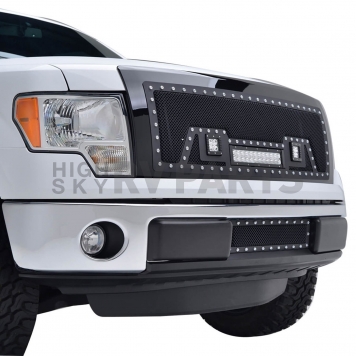 Paramount Automotive Grille - Gloss Black ABS Plastic - 480824-4