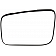 Help! By Dorman Exterior Mirror Glass Rectangular Power Single - 56566