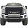 Paramount Automotive Grille - Powder Coated Black Stainless Steel - 480825
