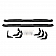 Westin Automotive Nerf Bar 4 Inch Black Powder Coated Steel - 2123855