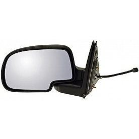 Dorman Exterior Mirror Powered Rectangular Black Single - 955530