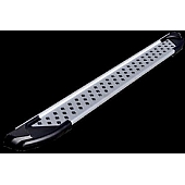 Romik USA Running Board Silver Aluminum Stationary - 60051418