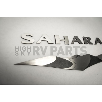 American Car Craft Emblem - Sahara Silver Stainless Steel - 142009