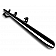 N-Fab Nerf Bar - Truck Wheel to Wheel Black Gloss Powder Coated Steel Round - F1777RC