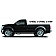 N-Fab Nerf Bar - Truck Wheel to Wheel Black Gloss Powder Coated Steel Round - F1777RC