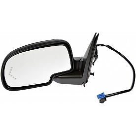 Dorman Exterior Mirror Powered Rectangular Black Single - 955675
