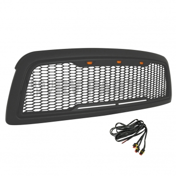 Paramount Automotive Grille - Matte Black ABS Plastic - 410180MB
