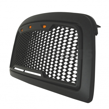 Paramount Automotive Grille - Matte Black ABS Plastic - 410180MB-3