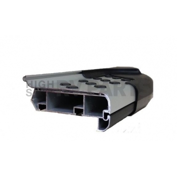 Romik USA Running Board Black Anodized Aluminum Stationary - 61315419-1