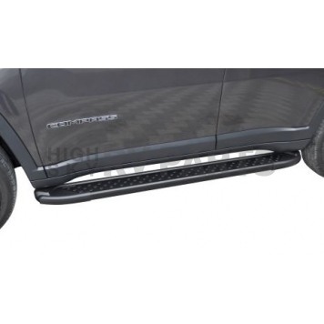 Romik USA Running Board Black Anodized Aluminum Stationary - 61315419-2