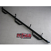 N-Fab Nerf Bar - Truck Wheel to Wheel Black Gloss Powder Coated Steel Round - F92103CC6