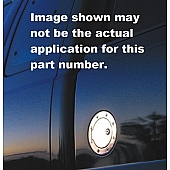 All Sales Fuel Door - Round Aluminum - 6042CL