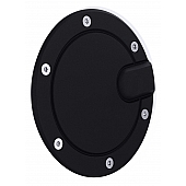 All Sales Fuel Door - Round Aluminum - 6053K