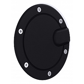 All Sales Fuel Door - Round Aluminum - 6053K
