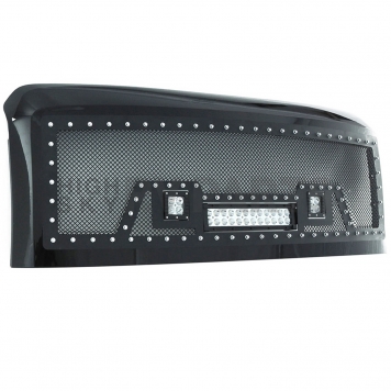 Paramount Automotive Grille - Gloss Black ABS Plastic - 480803-1