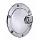 All Sales Fuel Door - Round Aluminum - 6053PL