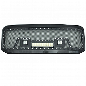 Paramount Automotive Grille - Gloss Black ABS Plastic - 480804