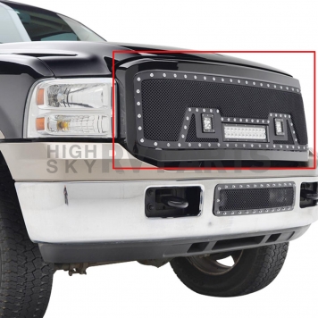 Paramount Automotive Grille - Gloss Black ABS Plastic - 480804-3