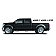 N-Fab Nerf Bar - Truck Wheel to Wheel Black Gloss Powder Coated Steel Round - F17110QC
