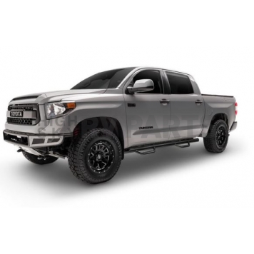 N-Fab Nerf Bar - Truck Wheel to Wheel Black Gloss Powder Coated Steel Round - F17110QC-2