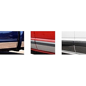 Willmore MFG Rocker Panel Molding - Polished Stainless Steel Silver Set of 12 - 754431F