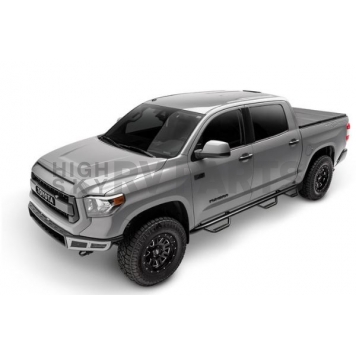 N-Fab Nerf Bar - Truck Wheel to Wheel Black Matte Textured Powder Coated Steel Round - F17110QC6T-2