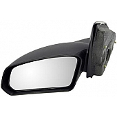 Dorman Exterior Mirror Manual Rectangular Black Single - 9551419