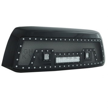 Paramount Automotive Grille - Gloss Black ABS Plastic - 480836-1
