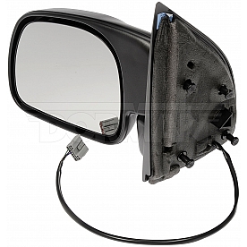Dorman Exterior Mirror Powered Rectangular Black Single - 9551452