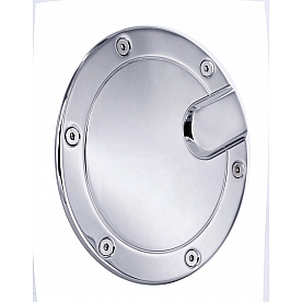 All Sales Fuel Door - Round Aluminum - 6052C
