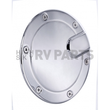 All Sales Fuel Door - Round Aluminum - 6052C