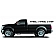 N-Fab Nerf Bar - Truck Wheel to Wheel Black Matte Textured Powder Coated Steel Round - F1577RCTX