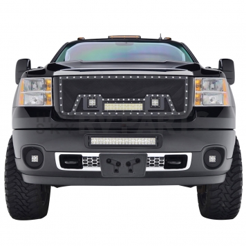 Paramount Automotive Grille - Gloss Black ABS Plastic - 480842-2