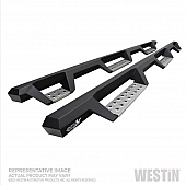 Westin Automotive Nerf Bar - Truck Wheel to Wheel Black Textured Powder Coated Stainless Steel Square - 565347652