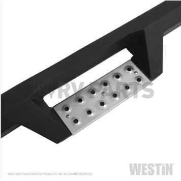 Westin Automotive Nerf Bar - Truck Wheel to Wheel Black Textured Powder Coated Stainless Steel Square - 565347652-1