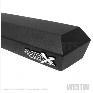 Westin Automotive Nerf Bar - Truck Wheel to Wheel Black Textured Powder Coated Stainless Steel Square - 565347652-3