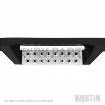 Westin Automotive Nerf Bar - Truck Wheel to Wheel Black Textured Powder Coated Stainless Steel Square - 565347652-4
